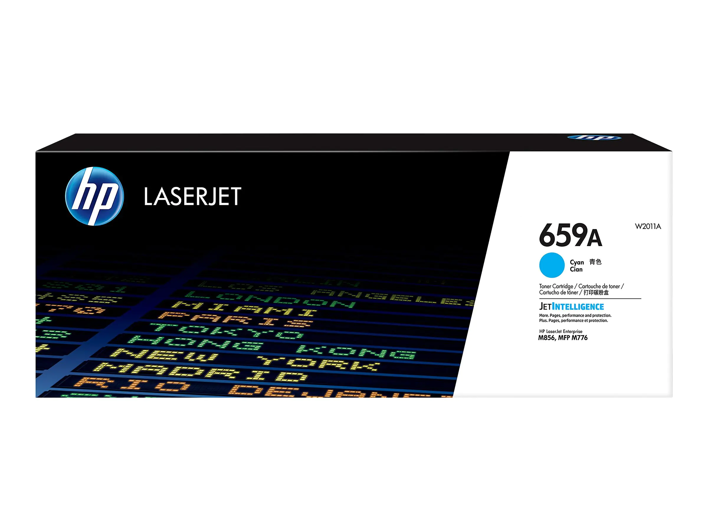HP 659A - Cyan - original - LaserJet - Tonerpatrone (W2011A) - für Color LaserJet Enterprise MFP M776; LaserJet Enterprise MFP M776
