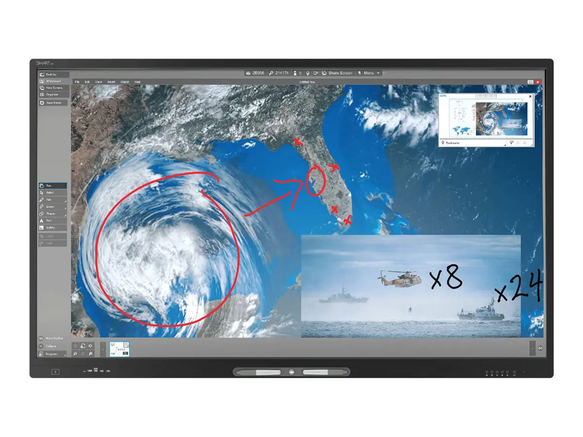 SMART Board M486-V5-P - 218 cm (86") Diagonalklasse M Pro high secure Series LCD