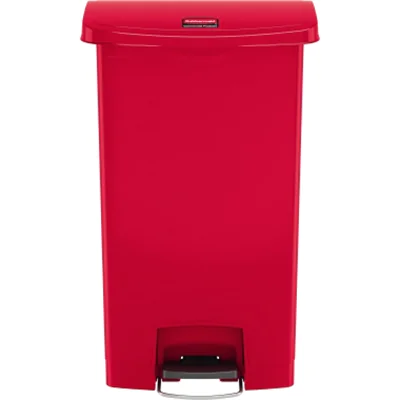 Rubbermaid Tretabfalleimer Slim Jim 1883568 Kunststoff 68l rot Rubbermaid Tretabfalleimer Slim Jim 1883568 Kunststoff 68l rot
