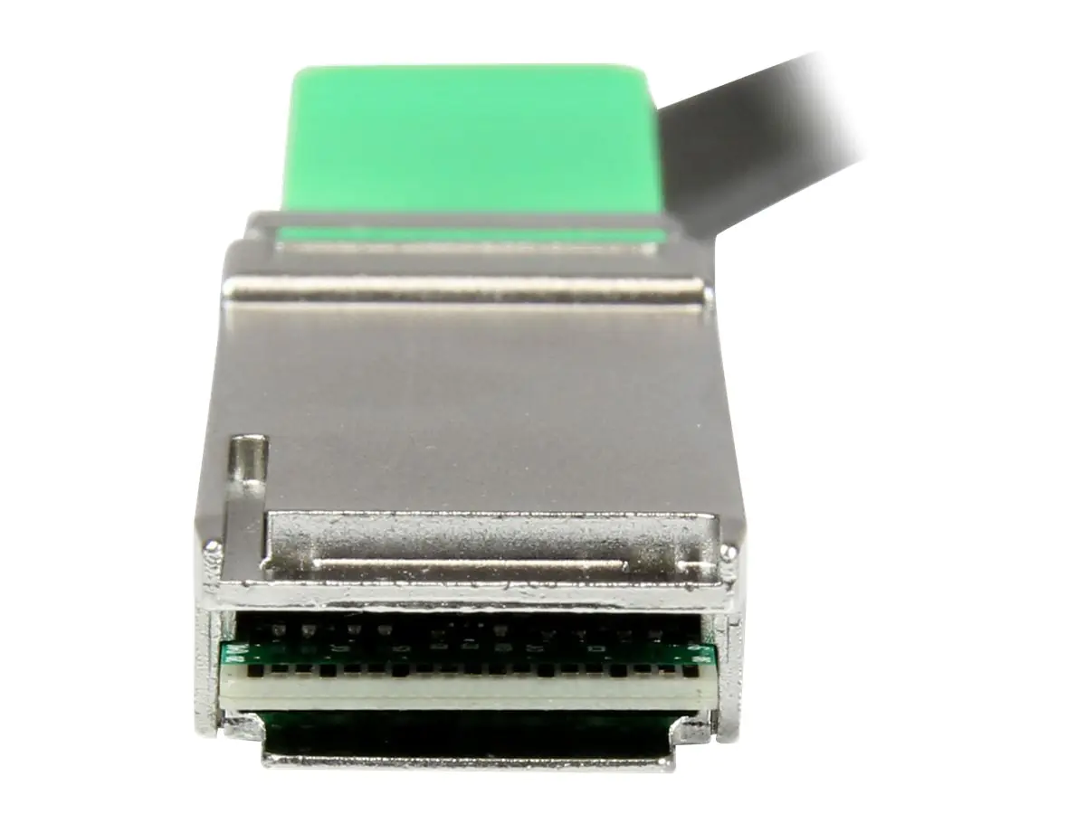 StarTech 2m QSFP+ 40-Gigabit Ethernet (40GbE) passives Kupfer Twinax Direct Attach Kabel - 2 Meter QSFP+ 56Gb/s Infiniband Kabel - Direktanschlusskabel - QSFP+ zu QSFP+ - 2 m - twinaxial - Schwarz