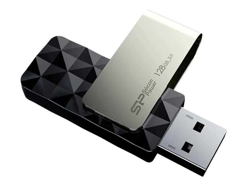 Silicon Power Blaze B30 - USB-Flash-Laufwerk - 128 GB - USB 3.0 - Schwarz