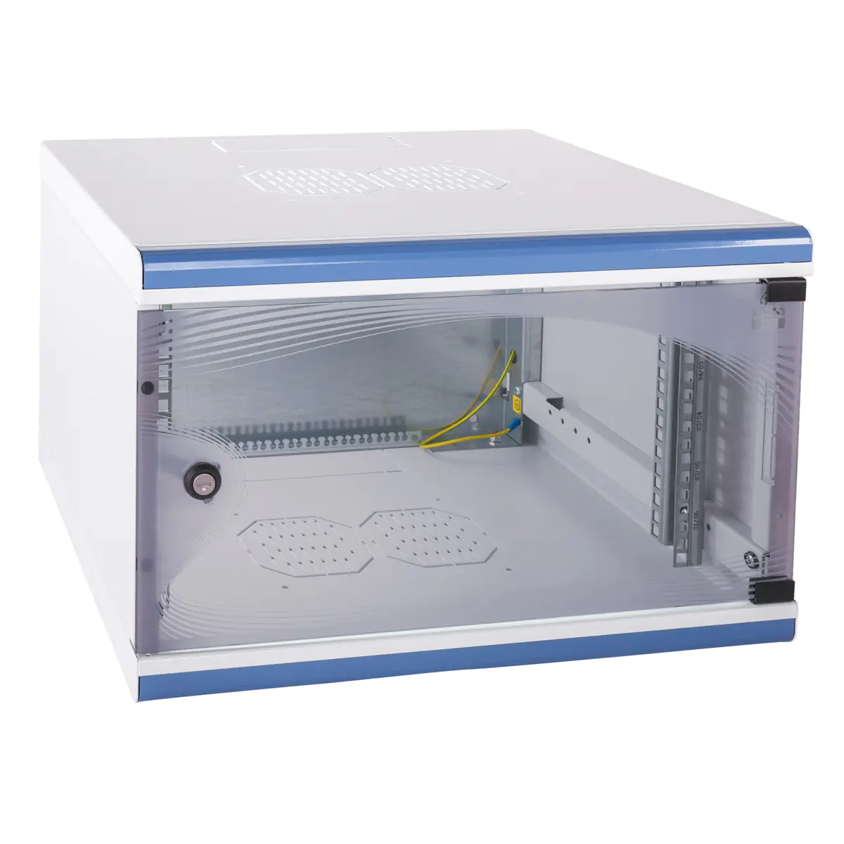 APRA optiRACK 9HE 480x550x450mm RAL 7035 lichtgrau