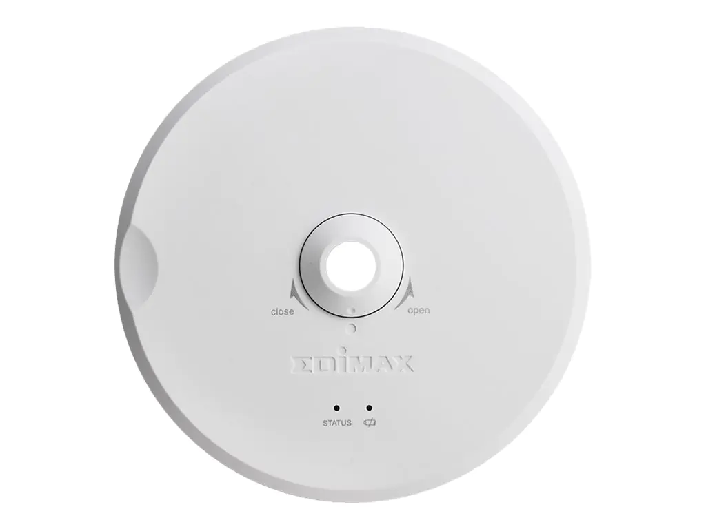 Edimax IC-6220DC - Netzwerk-Überwachungskamera - Farbe (Tag&Nacht) - 640 x 480 - feste Brennweite - Audio - drahtlos - Wi-Fi - LAN 10/100 - MJPEG