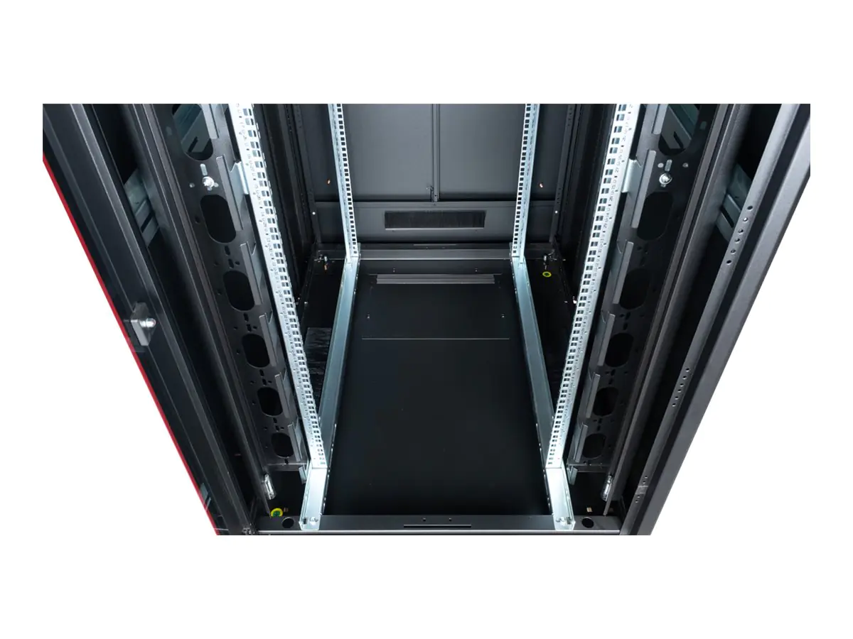 ROLINE 19 Zoll Netzwerkschrank Pro 42 HE 800x1000 BxT Glastür schwarz