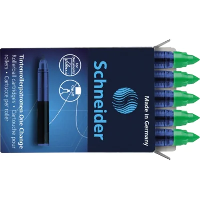 Schneider Tintenrollermine One Change 185404 0,6mm gn 5 St./Pack. Schneider Tintenrollermine One Change 185404 0,6mm gn 5 St./Pack.