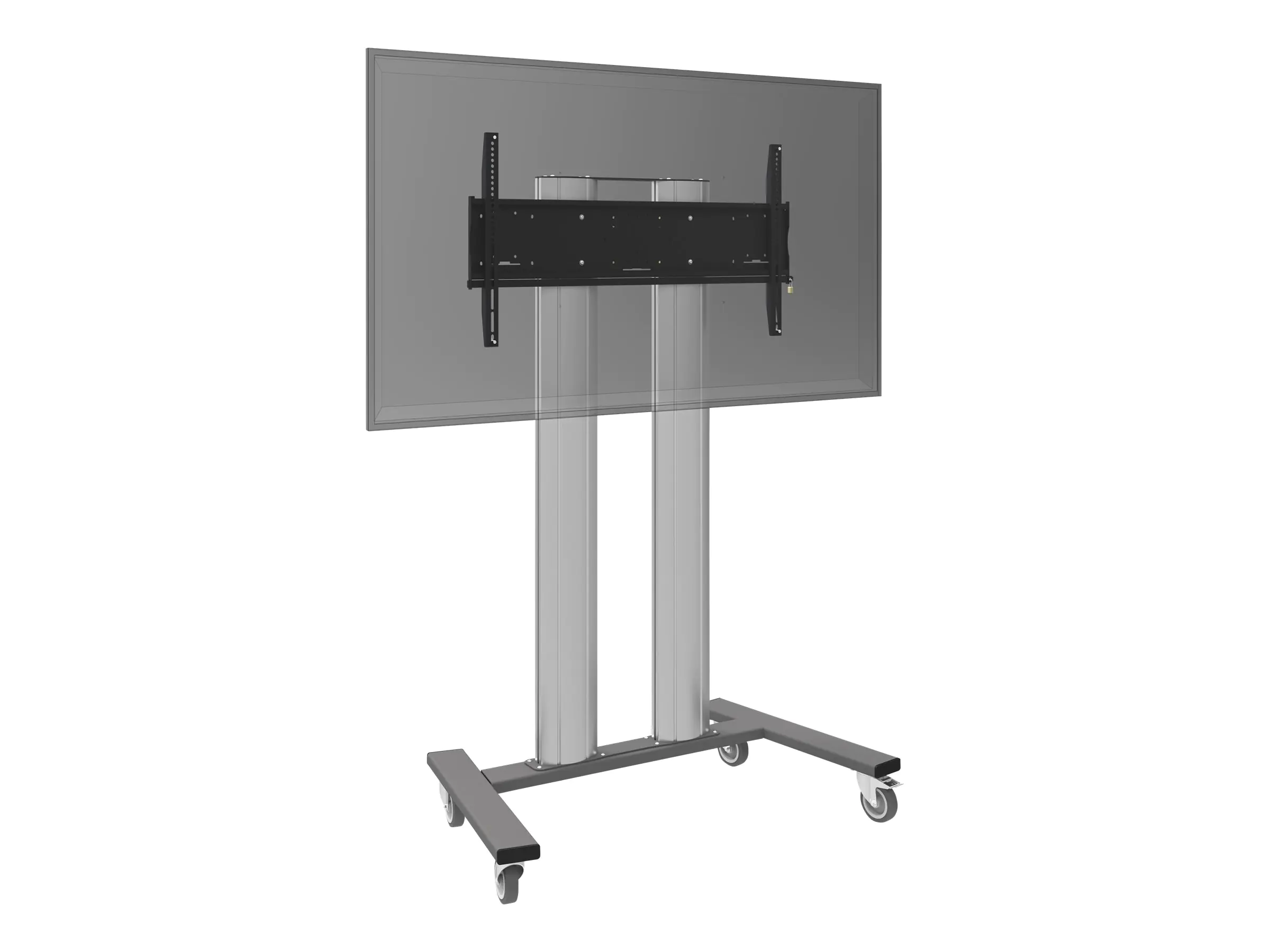 iiyama Wagen - für Flachbildschirm - Dunkelgrau, Aluminium (86"-98")