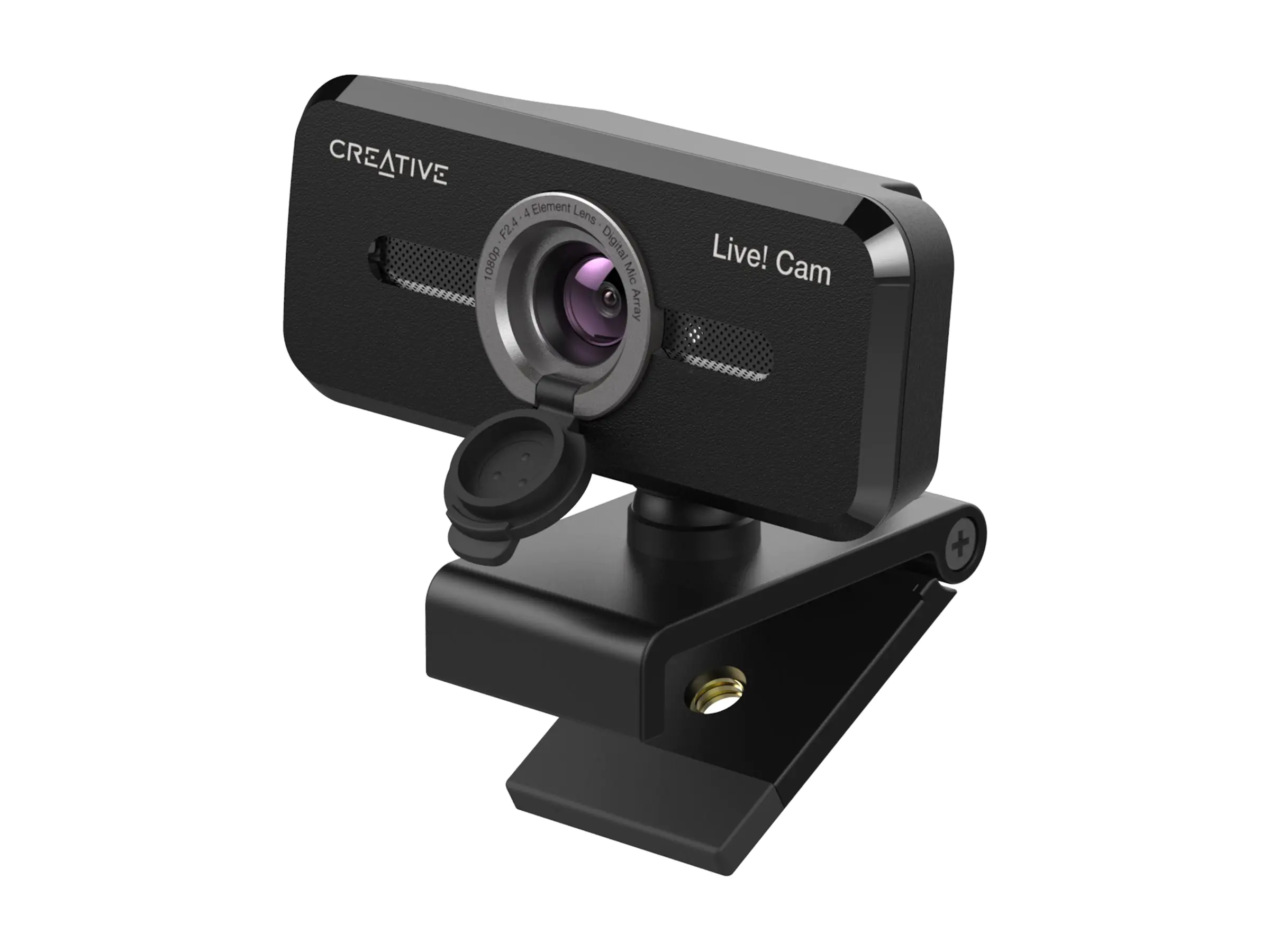 Creative Live! Cam Sync 1080p V2 - Webcam - Farbe - 2 MP - 1920 x 1080 - 1080/30p, 720/30p - Audio - USB 2.0 - MJPEG, YUY2