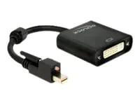 Delock - Videoadapter - Mini DisplayPort männlich zu DVI-I weiblich - 25 cm - Schwarz