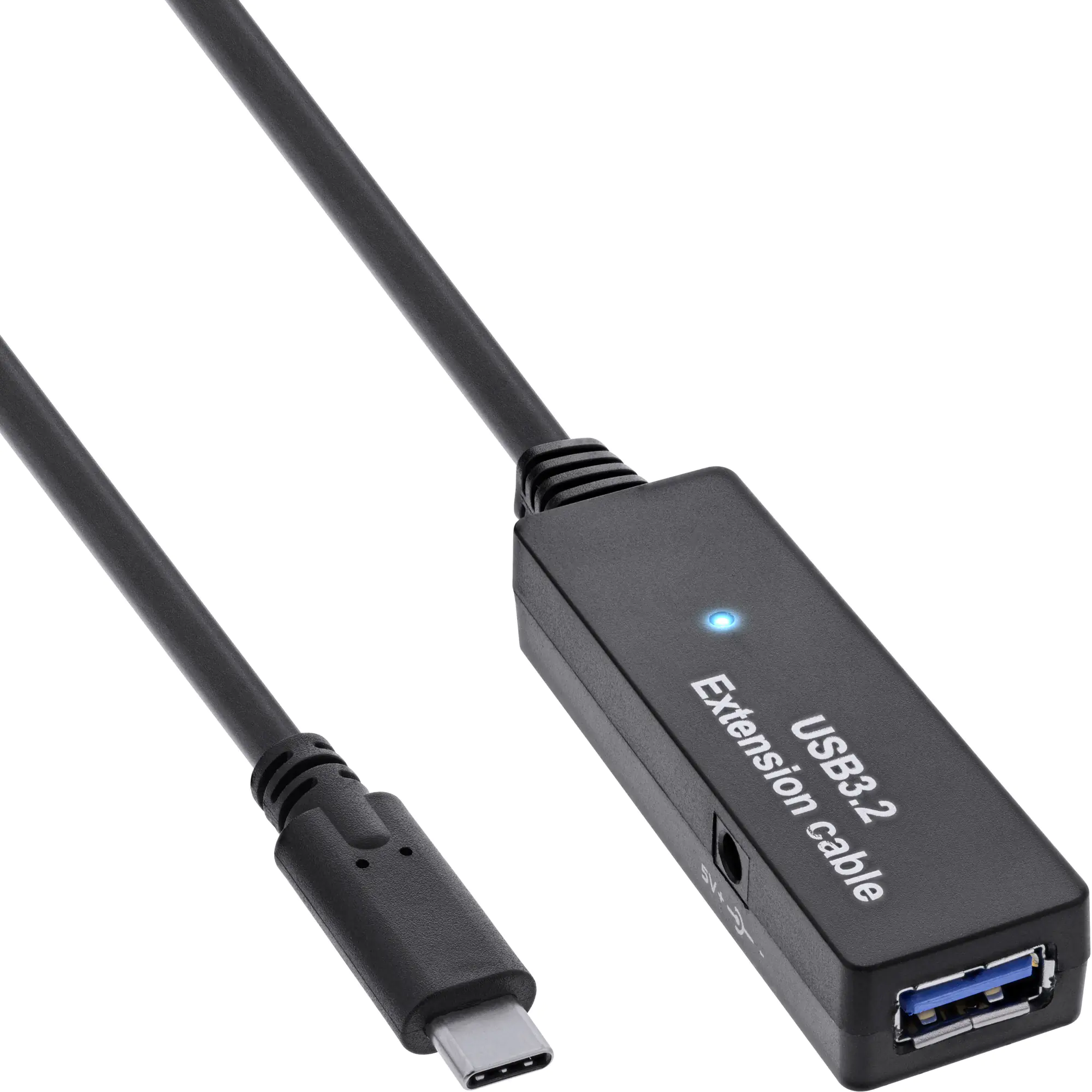 InLine USB 3.2 Gen.1 Aktiv-Verlängerung USB-C Stecker an USB-A Buchse 5m - Kabel - Digital/Daten InLine USB 3.2 Gen.1 Aktiv-Verlängerung USB-C Stecker an USB-A Buchse 5m - Kabel - Digital/Daten