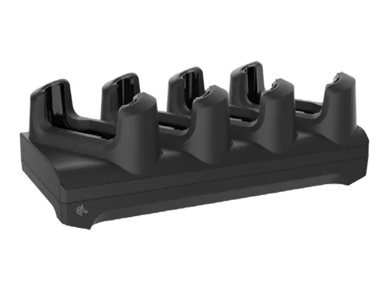 Zebra 4-Slot Charge Only Non-Locking Cradle - Handgerät-Ladeständer und Netzteil - Ausgangsanschlüsse: 4 - 48.3 cm (19") CRD-EC5X-4SCO-01