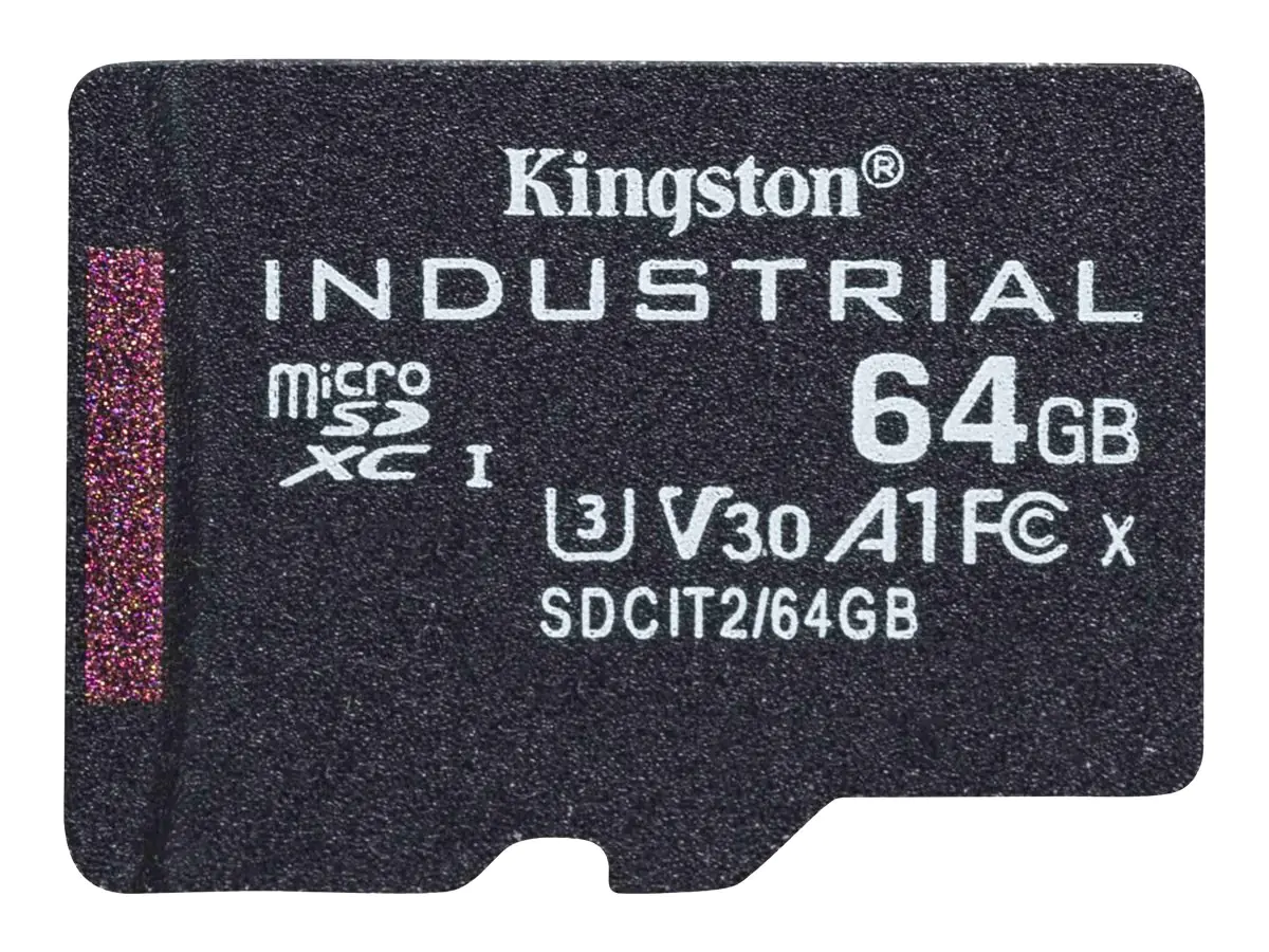 Kingston Industrial - Flash-Speicherkarte - 64 GB - A1 / Video Class V30 / UHS-I U3 / Class10 - microSDXC UHS-I