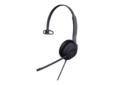 Yealink UH37 Mono - Headset - On-Ear - kabelgebunden - USB - Geräuschisolierung - Schwarz - Zertifiziert für Microsoft Teams