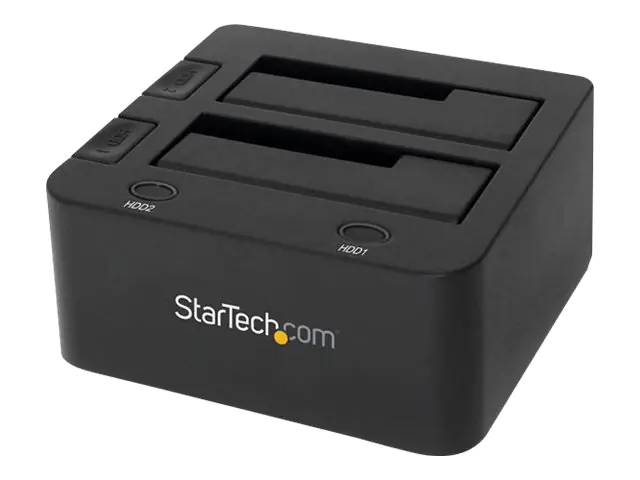 StarTech.com Dual-Bay USB 3.0 SATA Festplatten Dockingstation, Extern - Speicher-Controller - 2.5", 3.5" (6.4 cm, 8.9 cm) SDOCK2U33