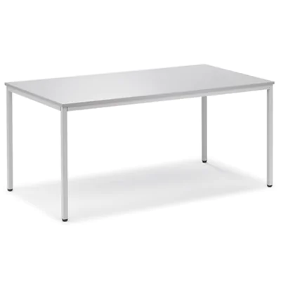 Konferenztisch BASE MODUL 1.600 x 720 x 800 mm (B x H x T) Spanplatte, melaminharzbeschichtet Farbe der Tischplatte: lichtgrau Konferenztisch BASE MODUL 1.600 x 720 x 800 mm (B x H x T) Spanplatte, melaminharzbeschichtet Farbe der Tischplatte: lichtgrau
