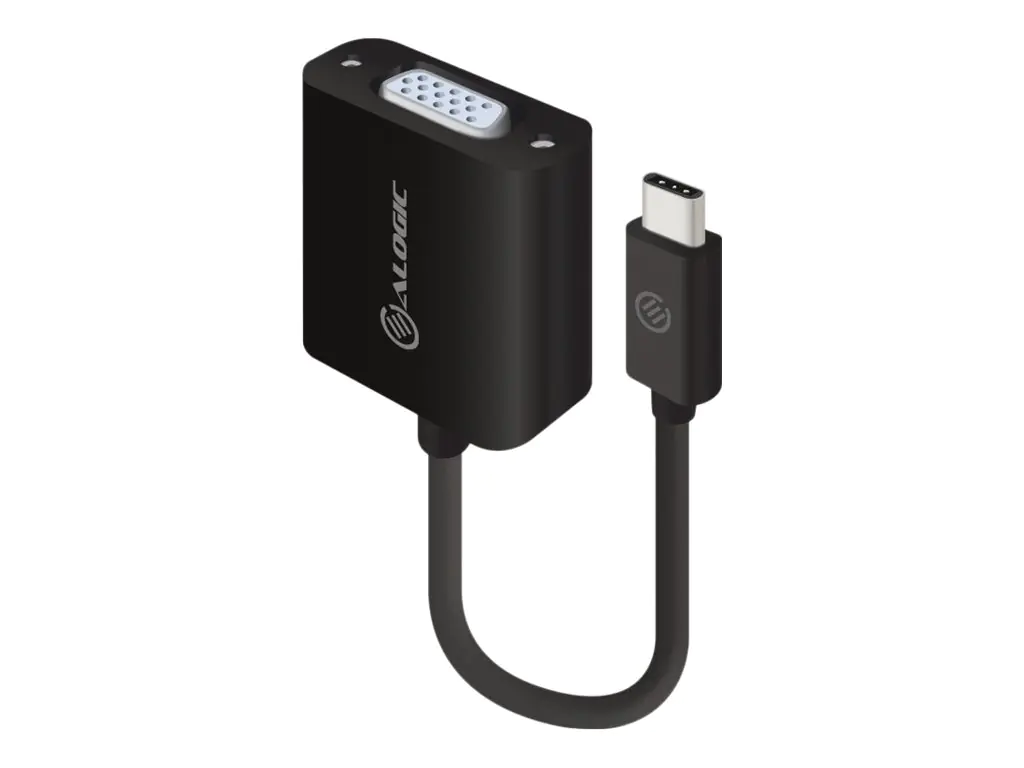 ALOGIC - Externer Videoadapter - USB-C - VGA - Schwarz
