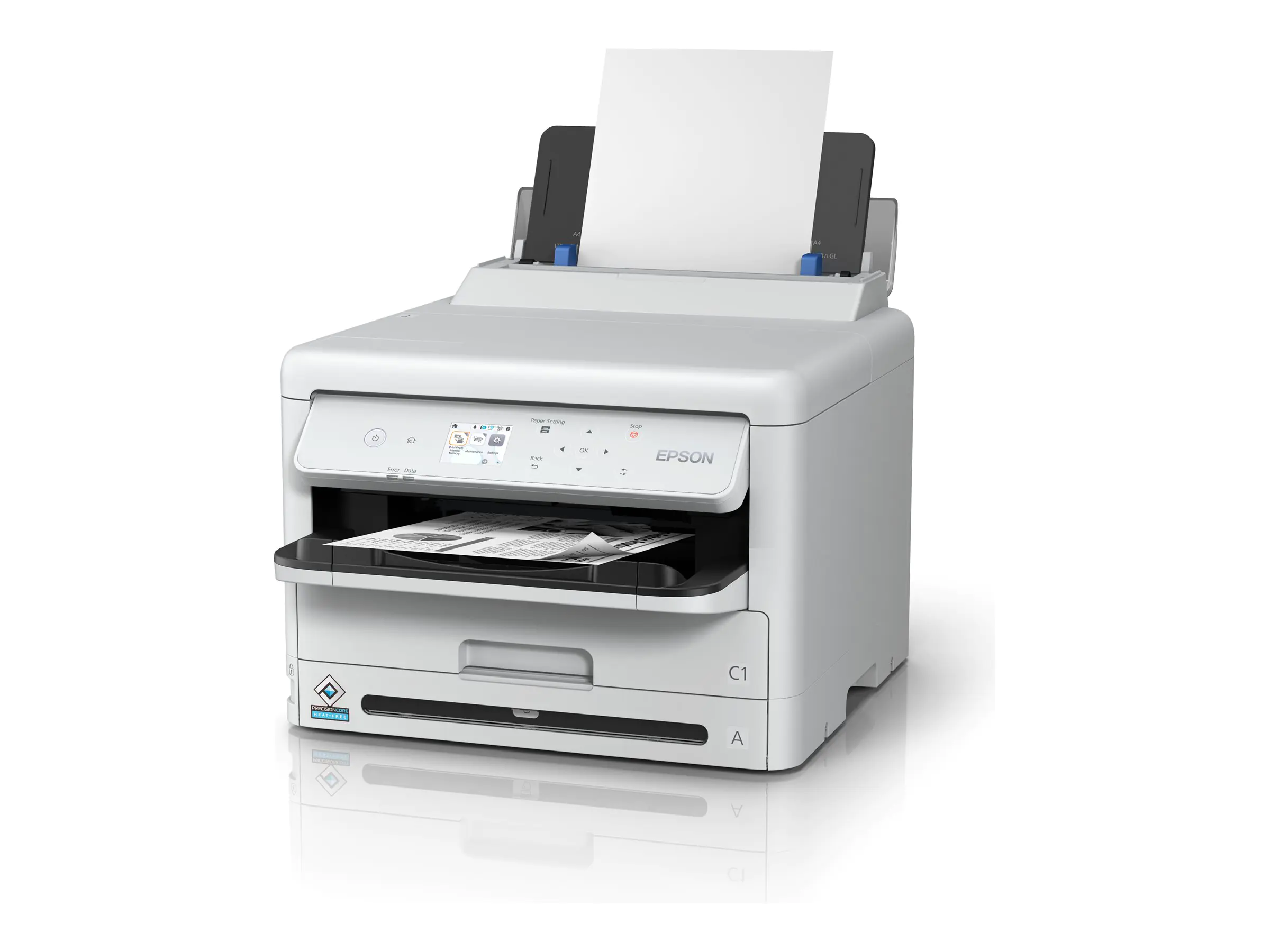 Epson WorkForce Pro WF-M5399DW - Drucker - s/w - Duplex - Tintenstrahl - A4/Legal - 1200 x 2400 dpi - bis zu 25 Seiten/Min. - Kapazität: 330 Blätter - USB 2.0, Gigabit LAN, Wi-Fi(ac)