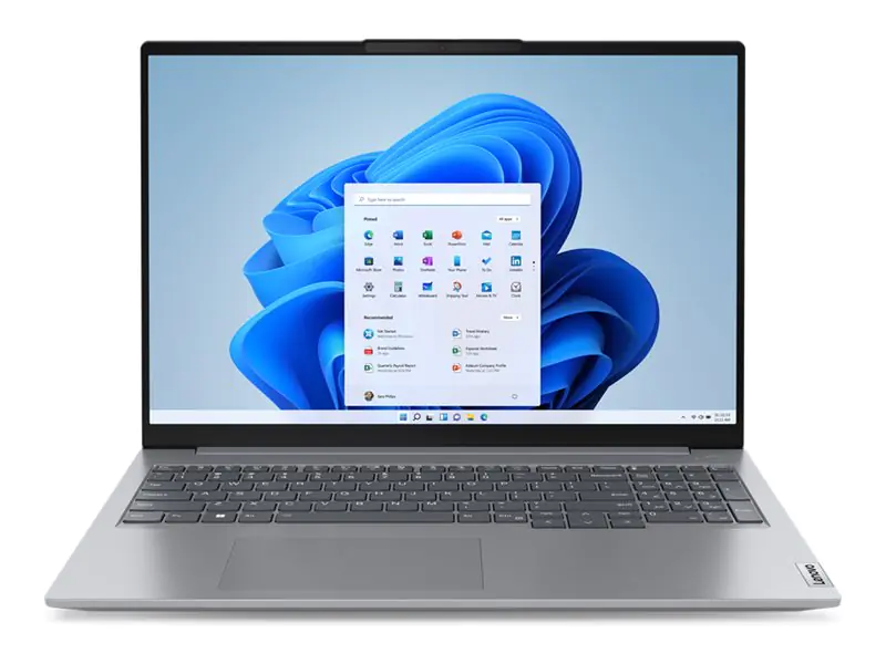 Lenovo ThinkBook 16 G6 IRL 21KH - Intel Core i5 1335U / 1.3 GHz - Win 11 Pro - Intel Iris Xe Grafikkarte - 8 GB RAM - 256 GB SSD NVMe - 40.6 cm (16") IPS 1920 x 1200 - Wi-Fi 6 - Dual Tone Arctic Gray - kbd: Deutsch - mit 1 Jahr Lenovo Premier Support