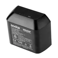 Godox WB400P, Lithium-Ion (Li-Ion), 2600 mAh, 21,6 V, 56,16 Wh