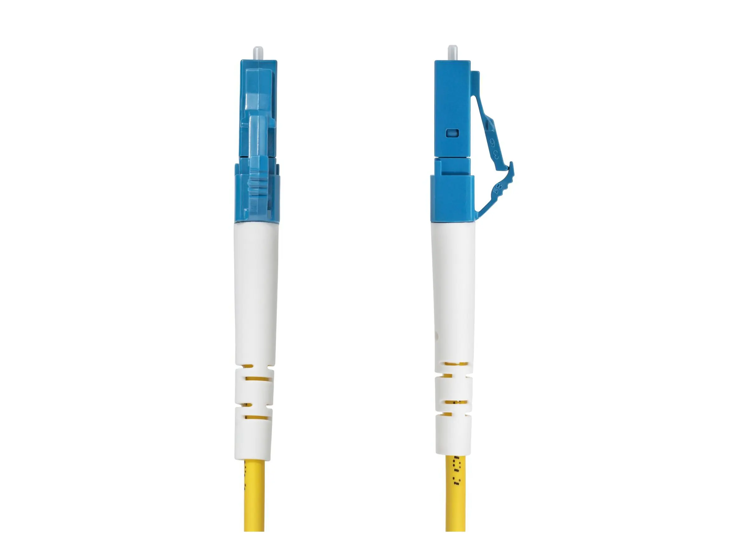 StarTech.com 2m (6.6ft) LC to LC (UPC) OS2 Single Mode Simplex Fiber Optic Cable, 9/125µm, Laser Op