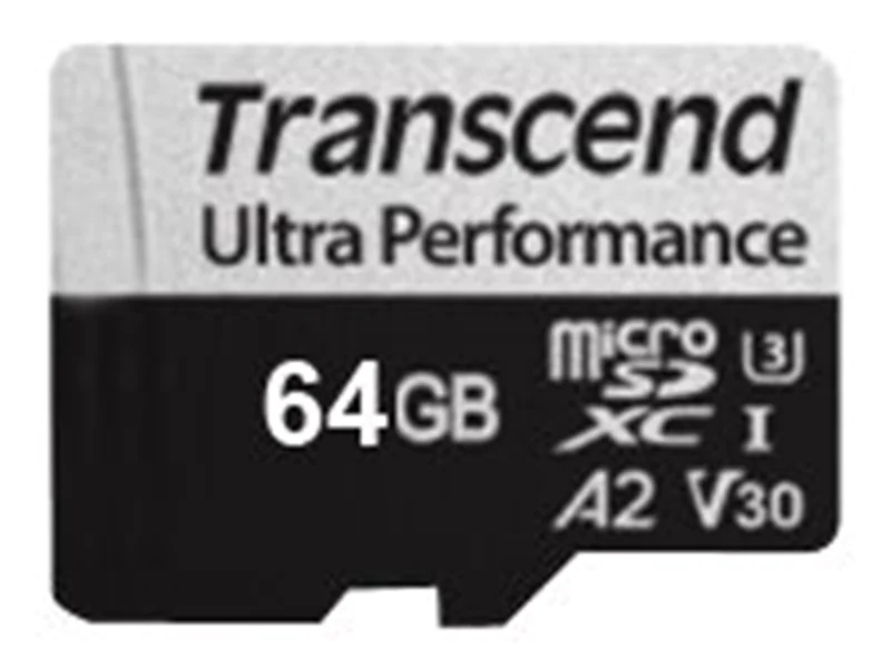Transcend 340S - Flash-Speicherkarte - 64 GB microSDXC - TS64GUSD340S