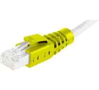 exertis Connect Knickschutztülle für RJ45 Stecker 10 Stueck gelb - Kabel
