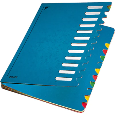 Leitz Ordnungsmappe Deskorganizer Color 59120035 12Fächer blau Leitz Ordnungsmappe Deskorganizer Color 59120035 12Fächer blau