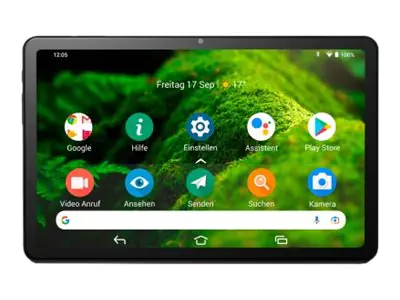Doro - Tablet - Android 12 - 32 GB - 26.4 cm (10.4") IPS (2000 x 1200) - microSD-Steckplatz - Graphite