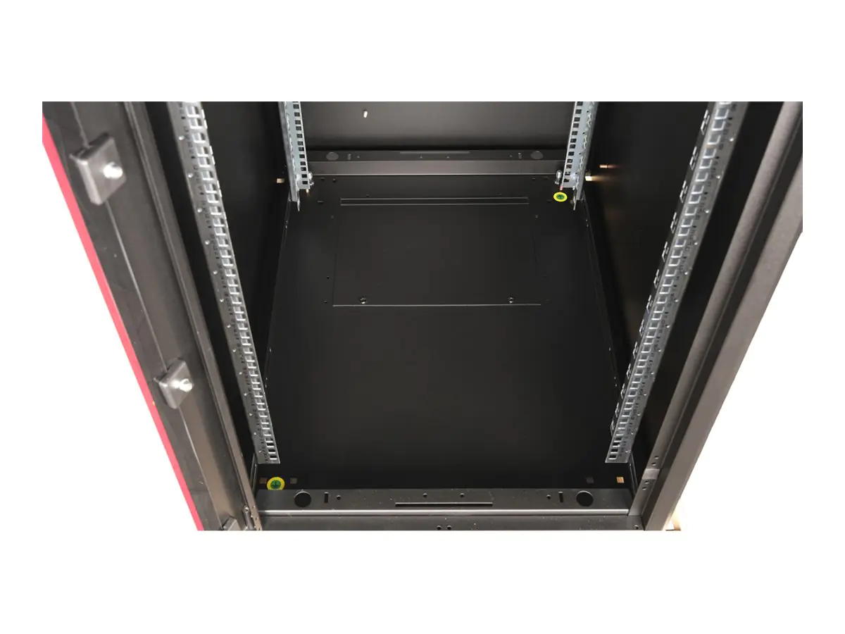 ROTRONIC-SECOMP Roline Basic - Schrank Netzwerkschrank - Glas Tür - Jet Black, RAL 9005 -