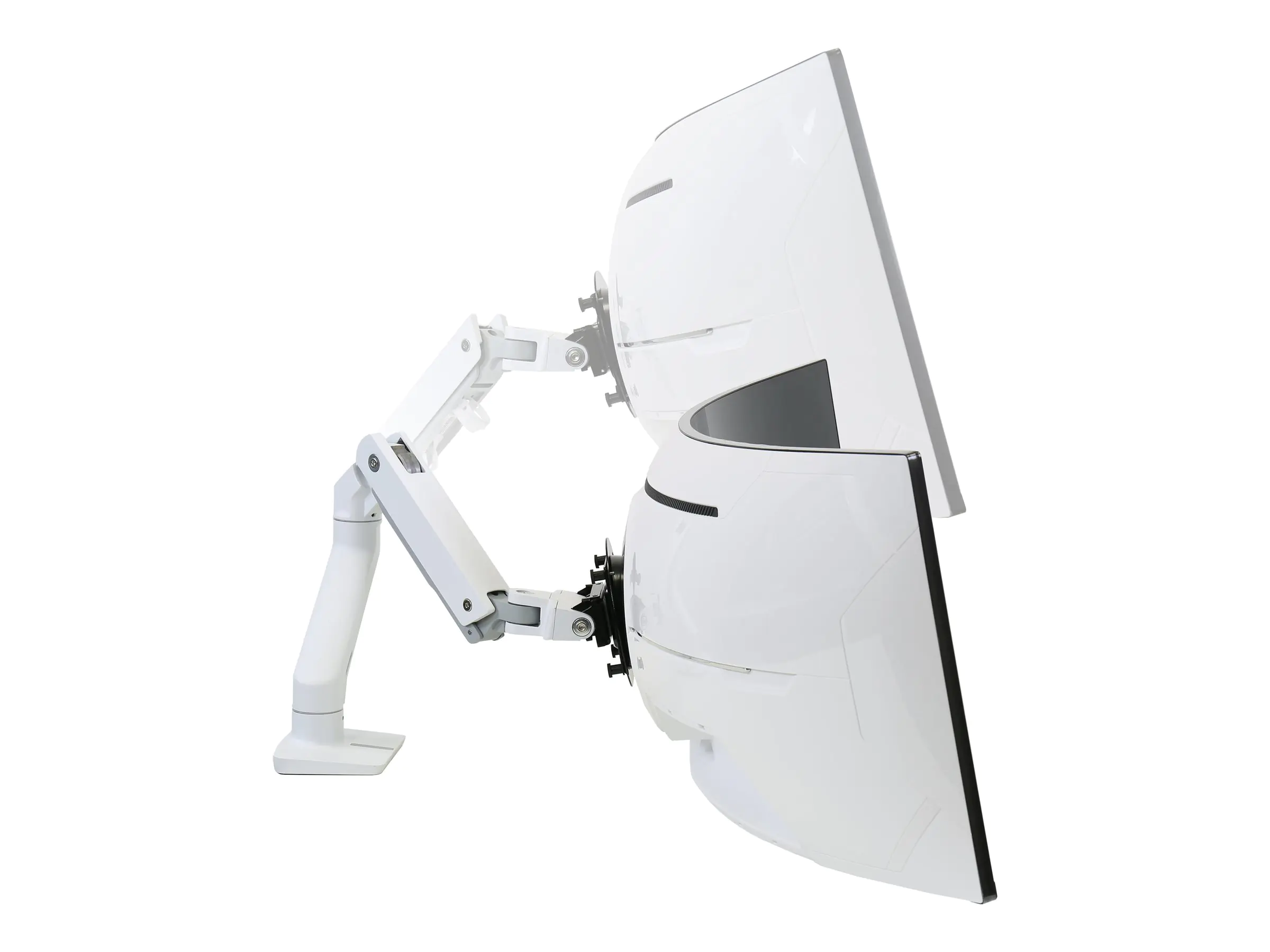 Ergotron HX - Montagekomponente (Pivot) - robust - für LCD-Display - weiß - Bildschirmgröße: up to 124.5 cm (up to 49") 98-540-216