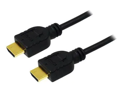LogiLink High Speed with Ethernet - HDMI-Kabel mit Ethernet - HDMI männlich zu HDMI männlich - 1.5 m - Schwarz LogiLink High Speed with Ethernet - HDMI-Kabel mit Ethernet - HDMI männlich zu HDMI männlich - 1.5 m - Schwarz