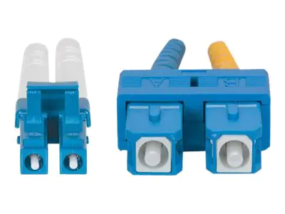 Intellinet Fibre Optic Patch Cable, OS2, LC/SC, 10m, Yellow, Duplex, Single-Mode, 9/125 Âµm, LSZH, Fiber, Lifetime Warranty, Polybag - Patch-Kabel - SC Single-Modus (M) bis LC Single-Modus (M) - 10 m - Glasfaser - Duplex - 9/125 Mikrometer - OS2 - halogen