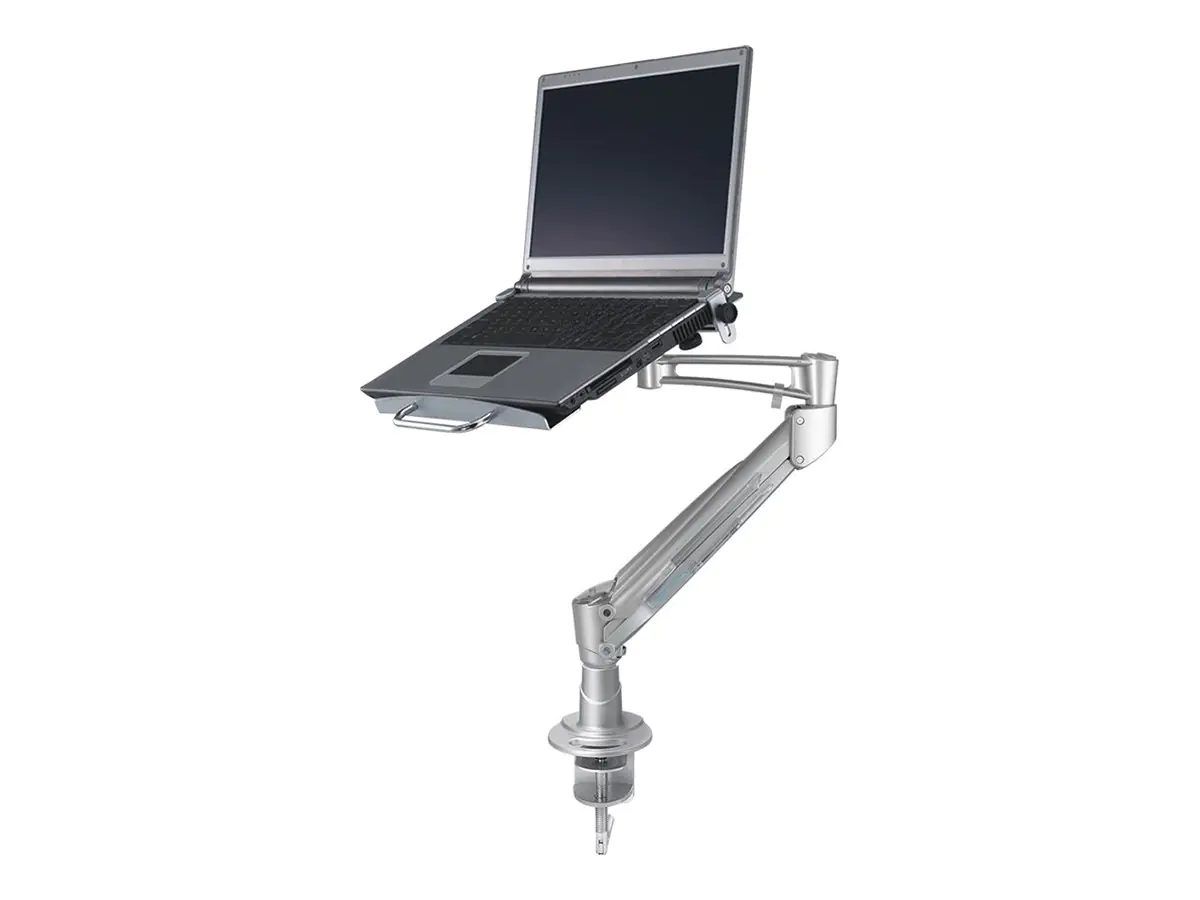 Neomounts NOTEBOOK-D200 - Befestigungskit - einstellbarer Arm - für Notebook - Silber - Bildschirmgröße: 25.4-43 cm (10"-17") - Tischmontage