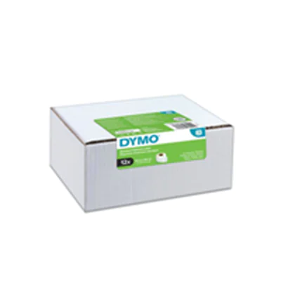 Dymo LabelWriter Standard - Permanenter Klebstoff - weiß - 28 x 89 mm 1560 Etikett(en) (12 Rolle(n)