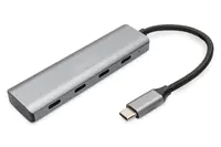 DIGITUS DA-70246 - Hub - 4 x USB-C - Desktop DIGITUS DA-70246 - Hub - 4 x USB-C - Desktop