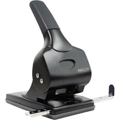 RAPESCO Locher ALU-65 1015 65Blatt Anschlagschiene schwarz RAPESCO Locher ALU-65 1015 65Blatt Anschlagschiene schwarz