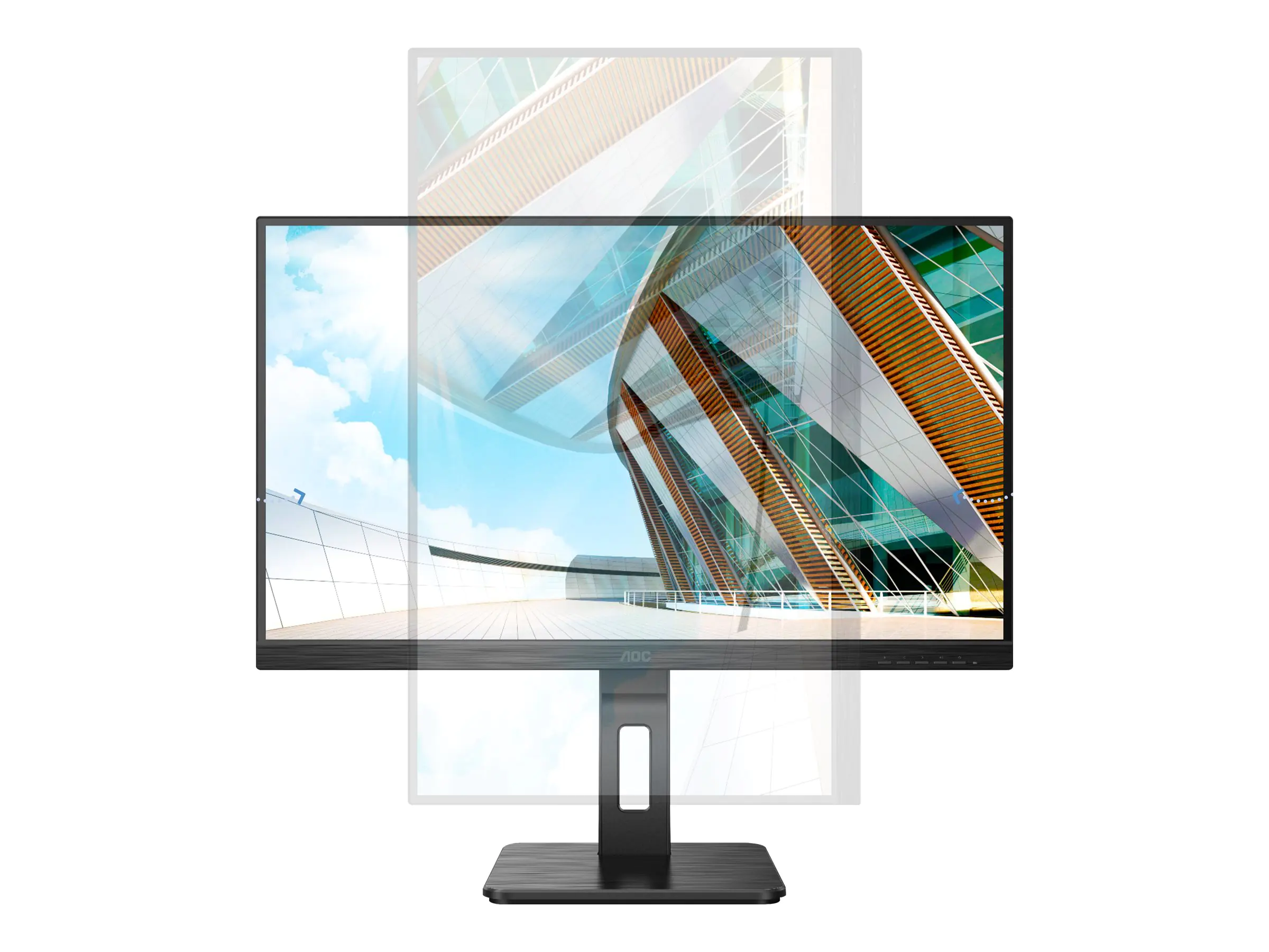 AOC 22P2DU - LED-Monitor - 54.6 cm (21.5") - 1920 x 1080 Full HD (1080p) - 22P2DU