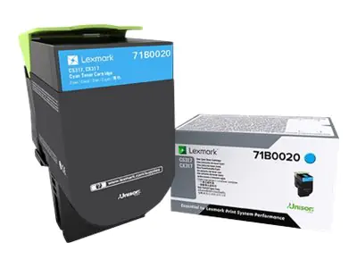 Lexmark X317 - Cyan - Original - Tonerpatrone LCCP - für Lexmark CS317dn, CX317dn