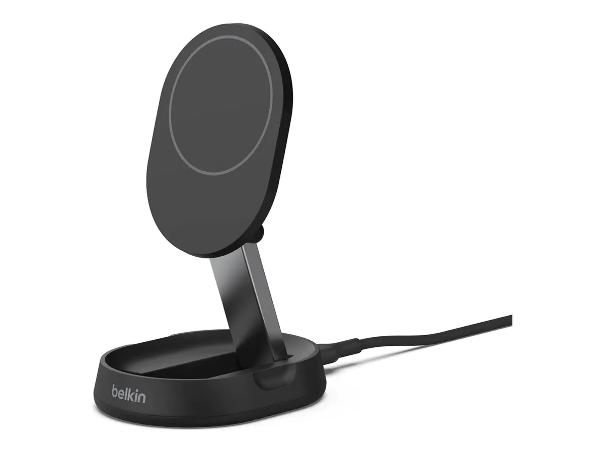 Belkin BoostCharge Pro - Kabelloses Ladegerät - magnetisch, wandelbar, mit Qi2 - 15 Watt - 3 A - Fast Charge - Schwarz Belkin BoostCharge Pro - Kabelloses Ladegerät - magnetisch, wandelbar, mit Qi2 - 15 Watt - 3 A - Fast Charge - Schwarz