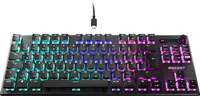 ROCCAT VULCAN TKL - Tastatur - mit Lautstärkerad - Hintergrundbeleuchtung - USB - QWERTZ - Deutsch - Tastenschalter: Roccat Titan Linear Switch