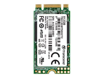 Transcend MTS552T2 - SSD - 512 GB - intern - M.2 2242 (doppelseitig)