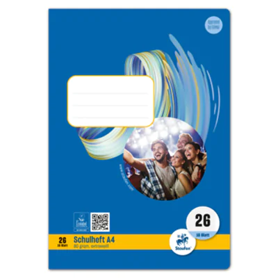 Format-X® Schulheft Style DIN A4 kariert mit Rand 26 16 Bl. Format-X® Schulheft Style DIN A4 kariert mit Rand 26 16 Bl.