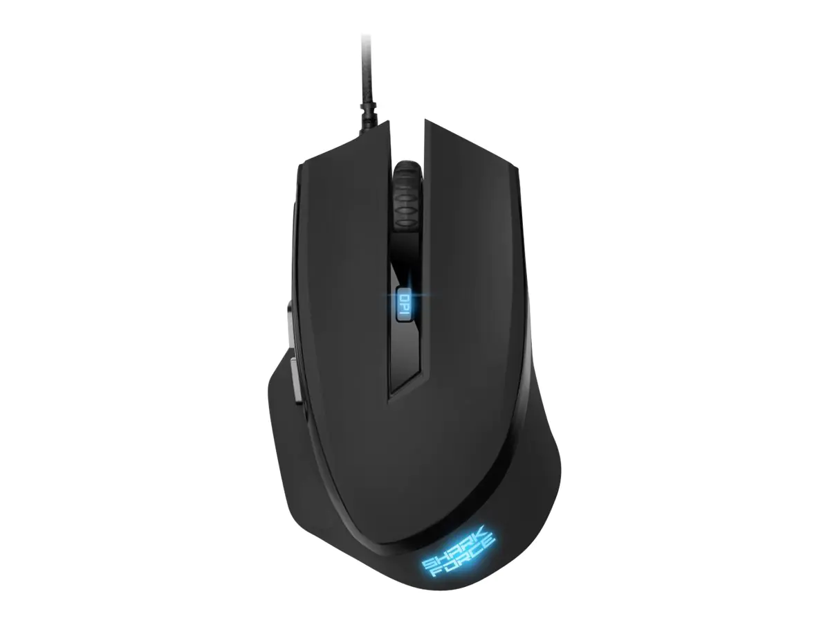 Sharkoon SHARK Force II - Maus - optisch - 6 Tasten - kabelgebunden - USB - Schwarz Sharkoon SHARK Force II - Maus - optisch - 6 Tasten - kabelgebunden - USB - Schwarz