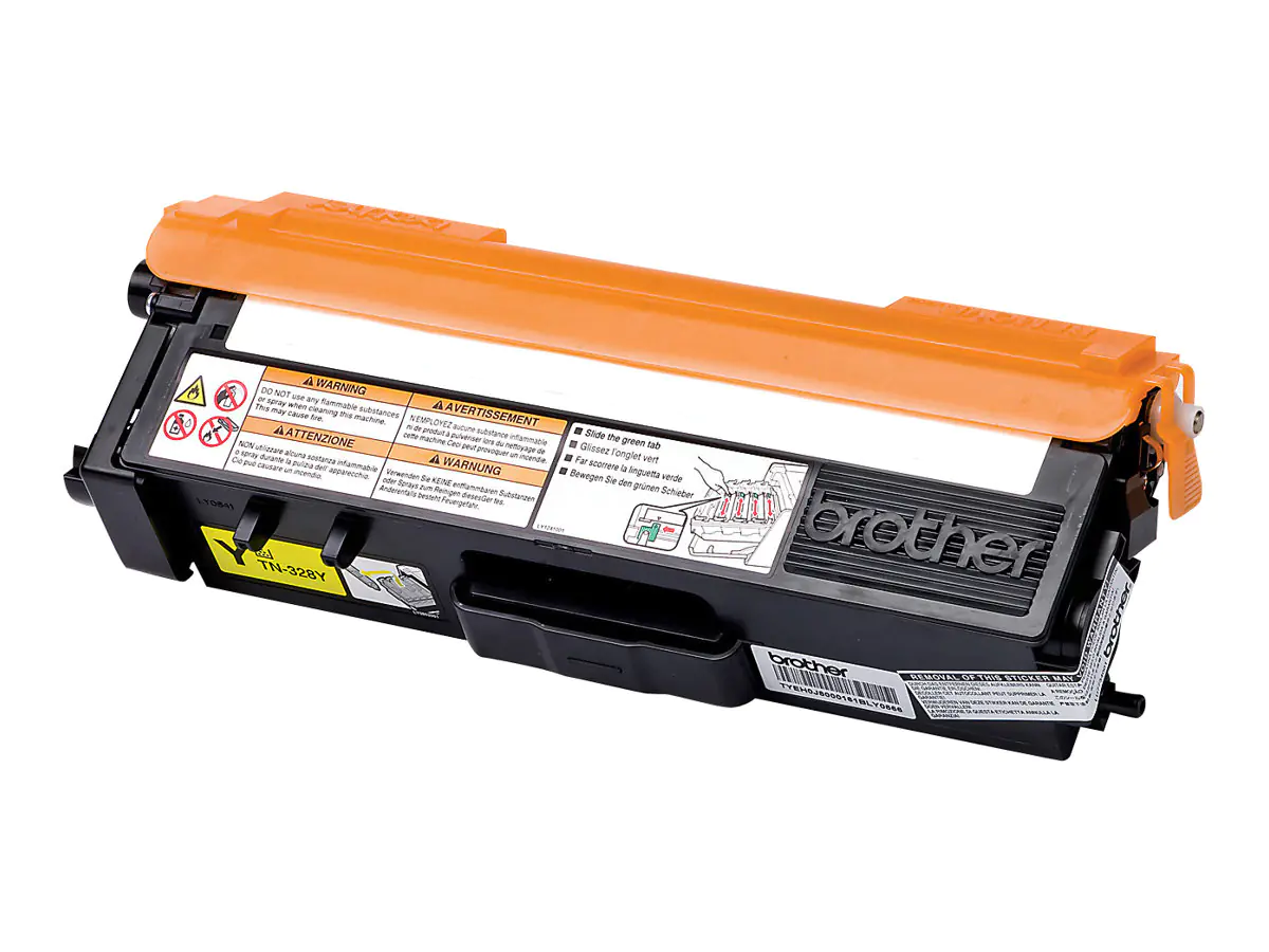 Brother TN328Y - Gelb - Original - Tonerpatrone - für Brother DCP-9270CDN, HL-4570CDW, HL-4570CDWT, MFC-9970CDW Brother TN328Y - Gelb - Original - Tonerpatrone - für Brother DCP-9270CDN, HL-4570CDW, HL-4570CDWT, MFC-9970CDW