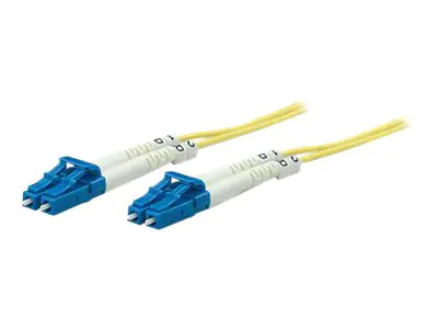 Intellinet Fibre Optic Patch Cable, OS2, LC/LC, 1m, Yellow, Duplex, Single-Mode, 9/125 Âµm, LSZH, Fiber, Lifetime Warranty, Polybag - Patch-Kabel - LC Single-Modus (M) bis LC Single-Modus (M) - 1 m - Glasfaser - Duplex - 9/125 Mikrometer - OS2 - halogenfr