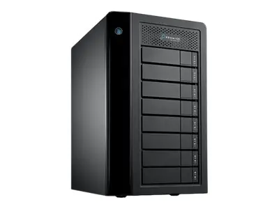 Promise Pegasus32 R8 - Festplatten-Array - 112 TB - 8 Schächte (SATA-600) - HDD 14 TB x 8 - Thunderbolt 3, USB 3.2 Gen 2 (extern)