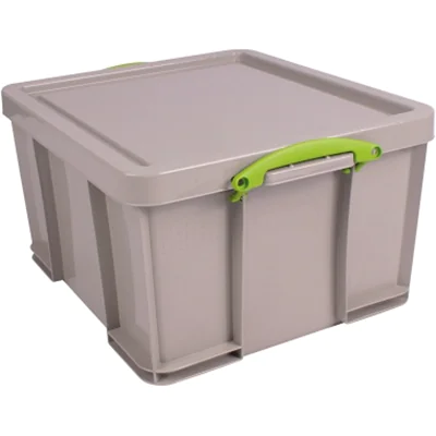 Really Useful Box Aufbewahrungsbox Recycling 48 x 31 x 39 cm (B x H x T) DIN A4 35l Polypropylen, 100 % recycelt taubengrau Really Useful Box Aufbewahrungsbox Recycling 48 x 31 x 39 cm (B x H x T) DIN A4 35l Polypropylen, 100 % recycelt taubengrau