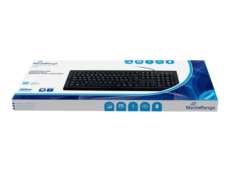 MediaRange MROS101 - Tastatur - USB - QWERTZ - Schwarz MediaRange MROS101 - Tastatur - USB - QWERTZ - Schwarz