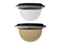 Axis Dome Kit - Kamerakuppel-Kit - klar, Rauchglas
