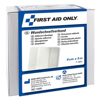 FIRST AID ONLY Wundpflaster 5 cm x 5 m (B x L) weiß FIRST AID ONLY Wundpflaster 5 cm x 5 m (B x L) weiß