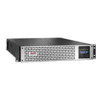 APC Smart-UPS Lithium Ion - USV (Rack - einbaufähig) - Line Interactive, 8 x IEC C13, 1 x IEC C19, SmartConnect+SmartSlot, AVR, LCD - Wechselstrom 220/230/240 V - 2700 Watt - 3000 VA - RS-232, USB, RJ-45 - Ausgangsanschlüsse: 9 - 2U - Silber, Schwarz mit
